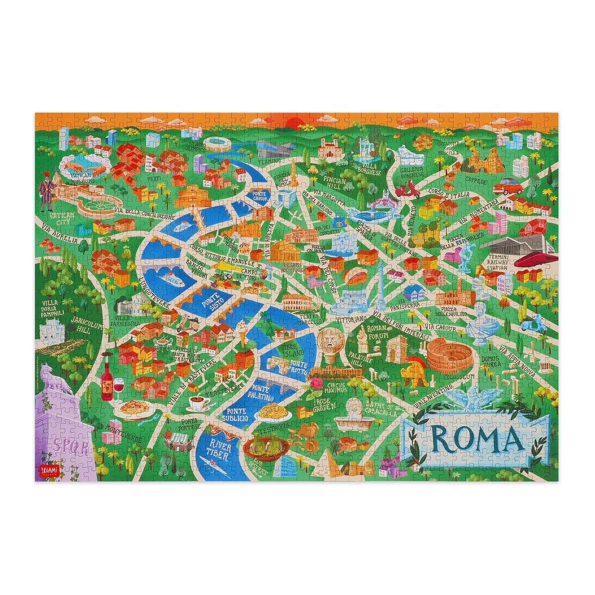 Legami - 1000-Piece Yapboz - Roma