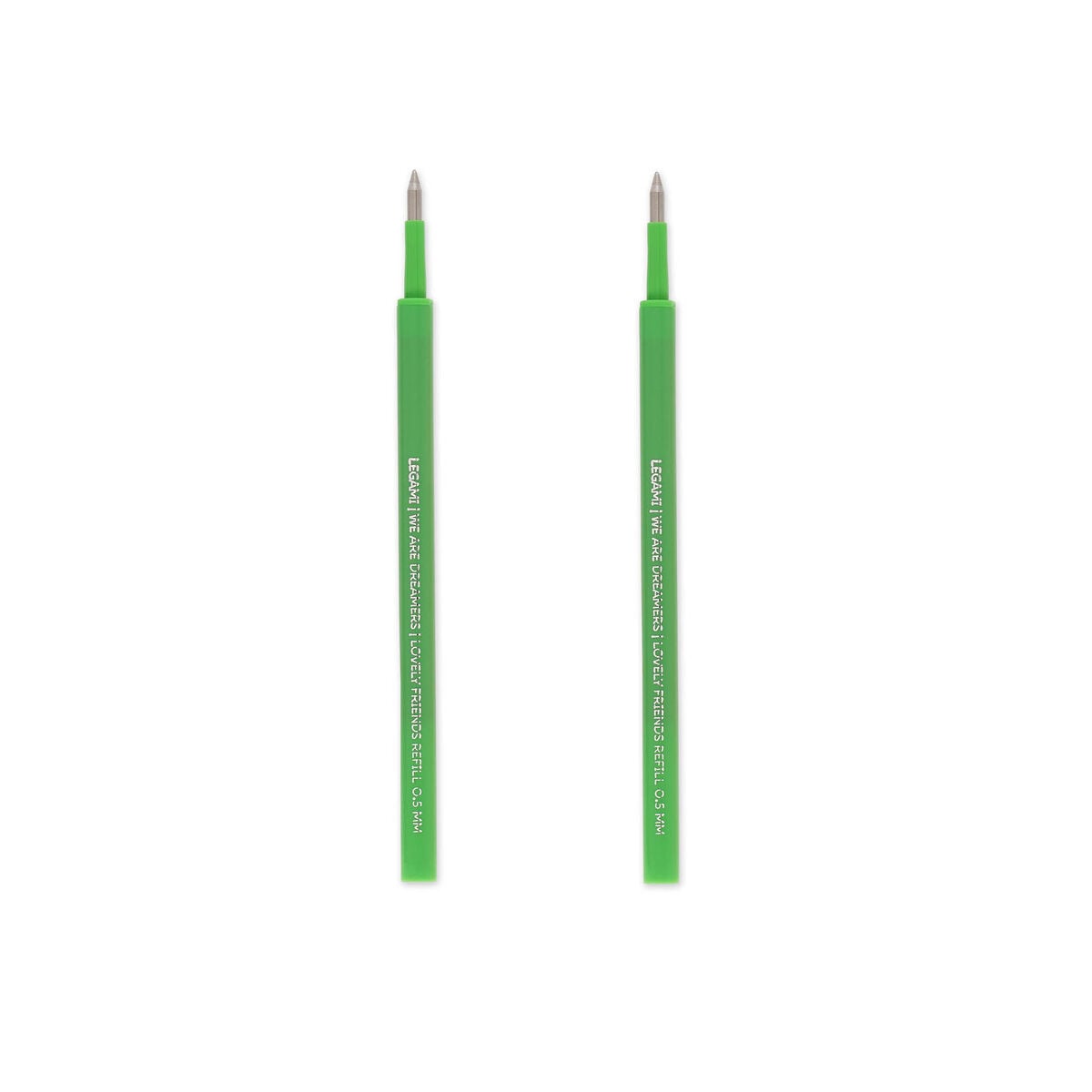 Legami - Seti 2 Refills Sevimli Arkadaşlar Gel Pens - Green Ink
