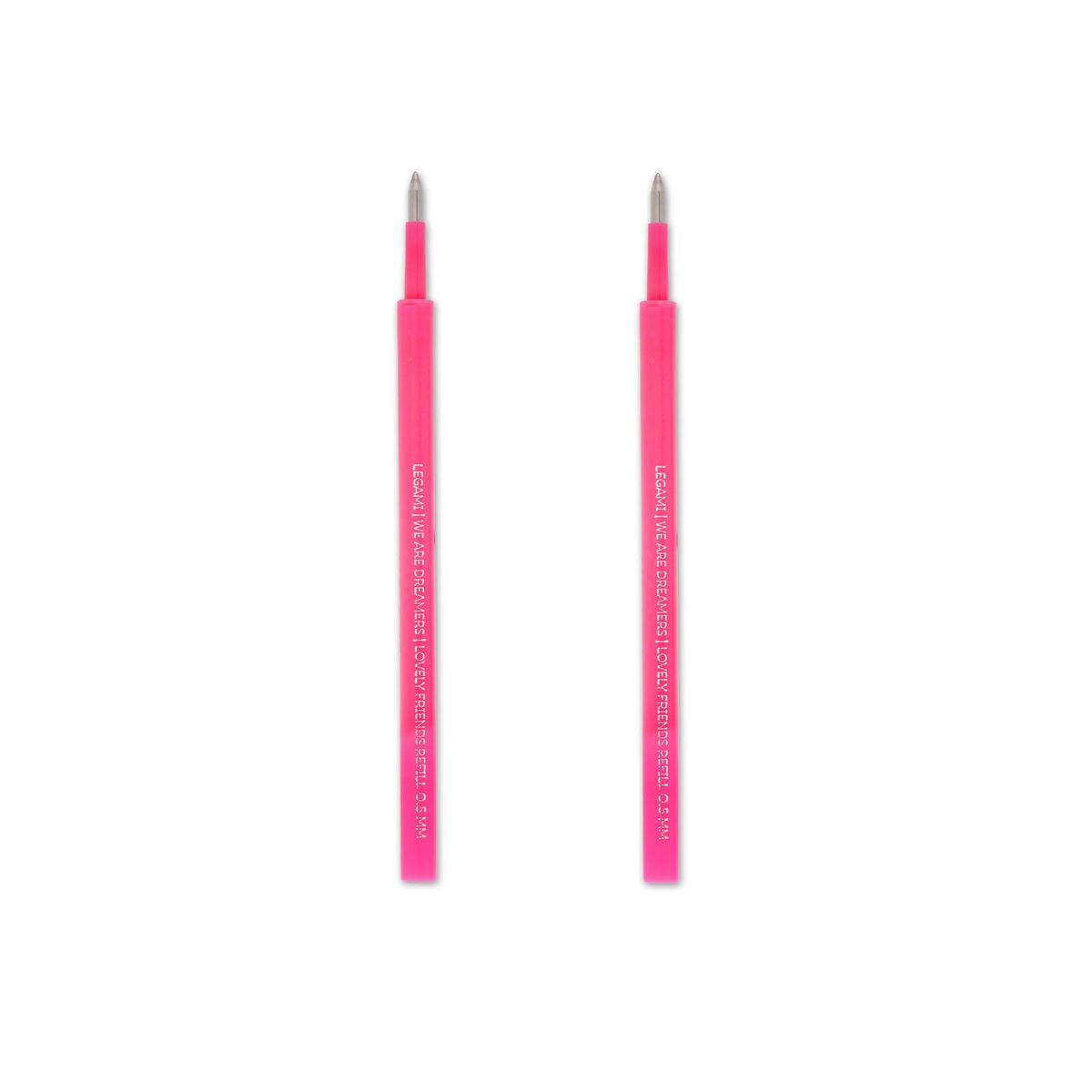 Legami - Seti 2 Refills Sevimli Arkadaşlar Gel Pens - Neon Pink Ink