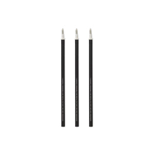Legami - 3'lü Seti Refills Erasable Pens - Black Ink - Erasable Kalem