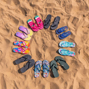 Legami - Size 44/45 Regular Black Flip Flops