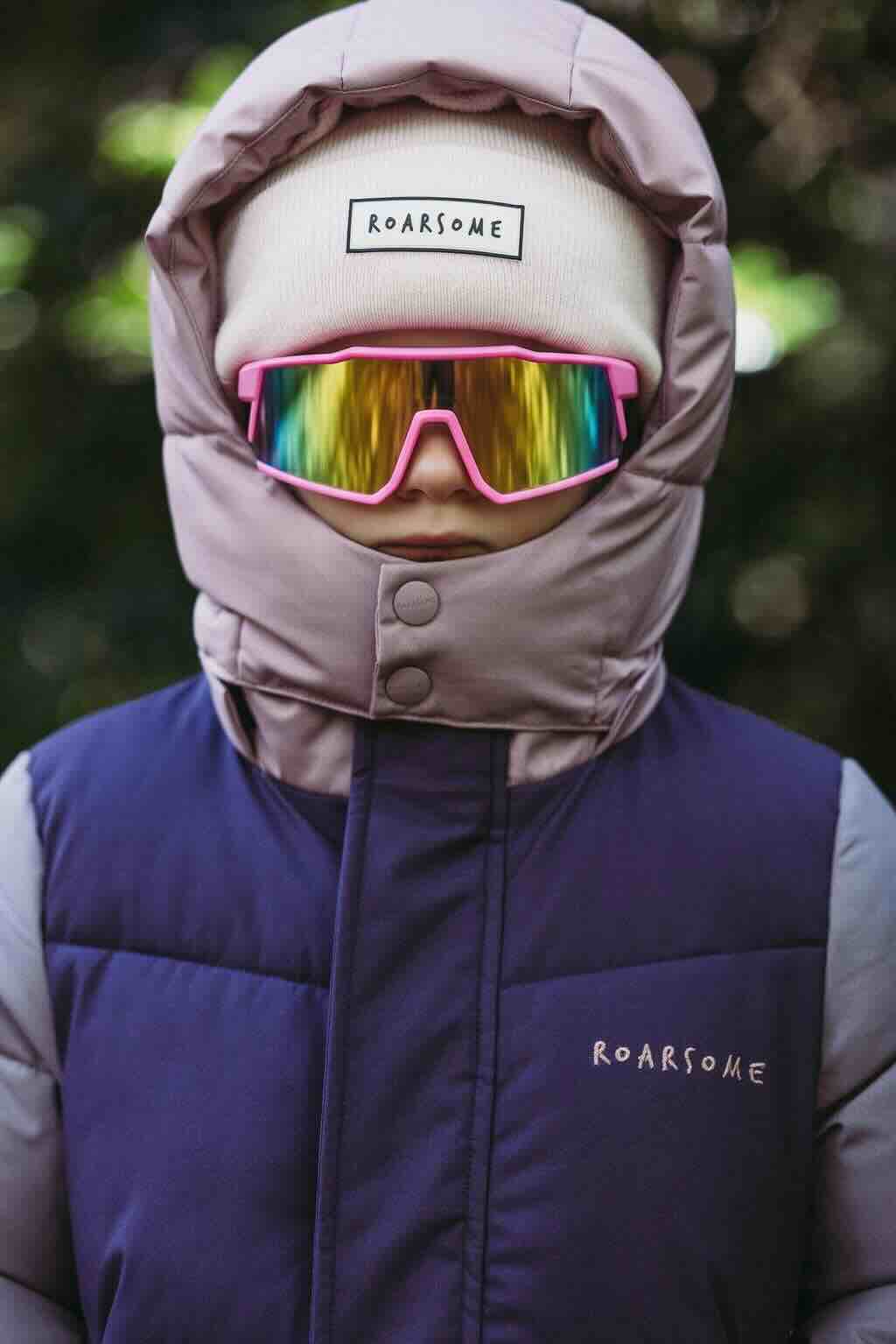 Roarsome - Lila/Weiß - Sonnenbrille