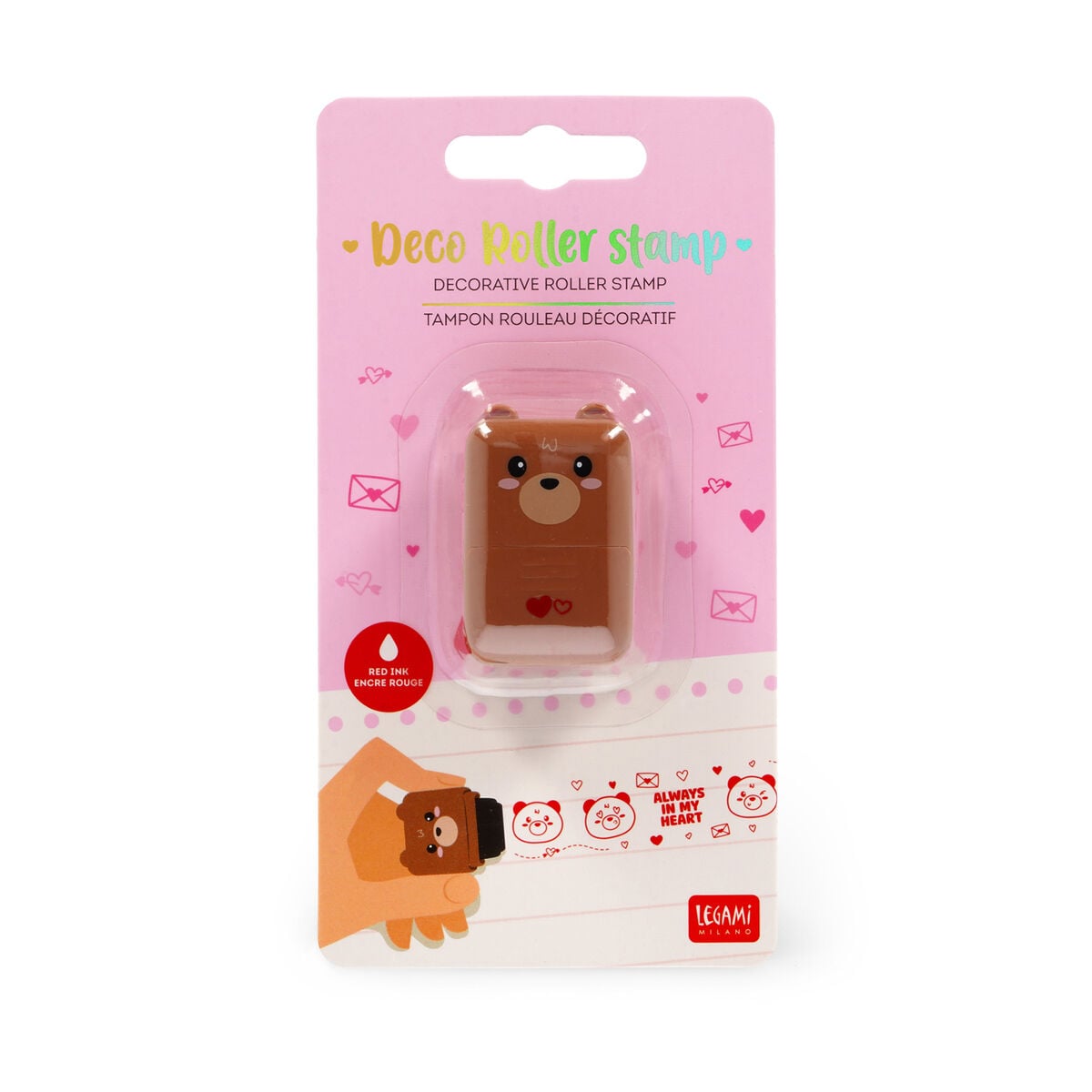 Legami - Ayıcık Dekoratif Roller Stamp
