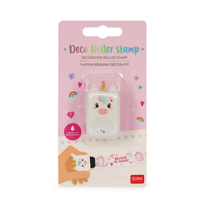 Legami - Tek Boynuzlu At Dekoratif Roller Stamp