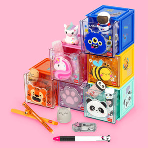 Legami - Stackable Desk Storage Box - Cutie Cube