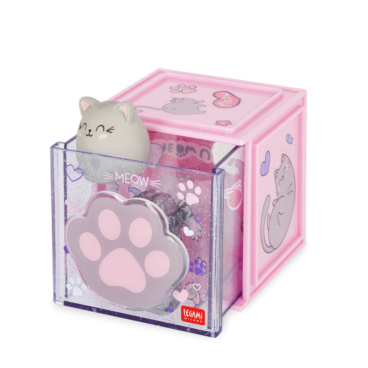 Legami - Stackable Desk Storage Box - Cutie Cube