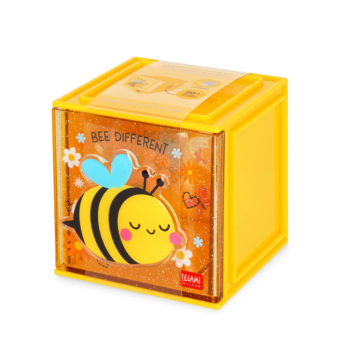 Legami - Stackable Desk Storage Box - Cutie Cube