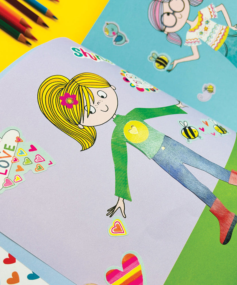 Rachel Ellen - Grl Pwr Aufkleber Bühne Malbuch und Aktivitätsbuch