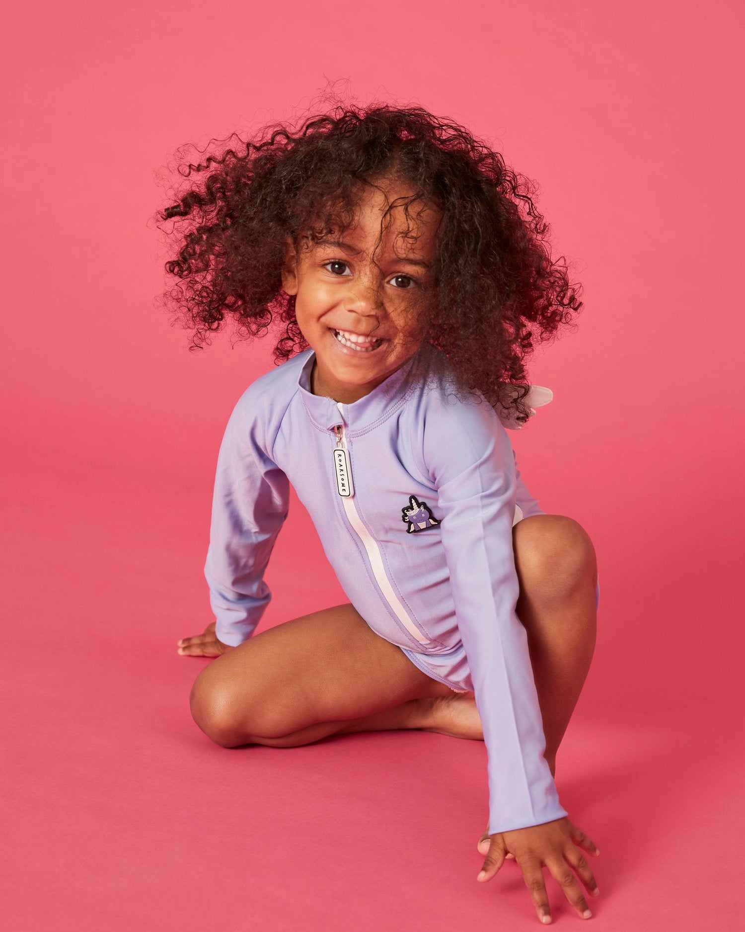 Dinoski - Sparkle Unicorn Çocuk Deniz Mayosu 5-7 Yaş-Dinossi