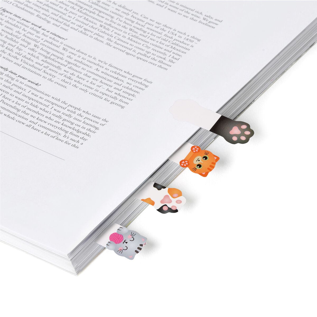 Legami - Kitty Yapışkanlı Pagemarkers - Keep in Mind
