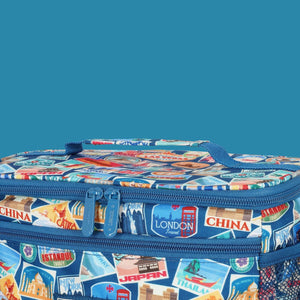 Legami - 7.7 l Lunch Çanta - Seyahat Stickers - Lunch Çanta