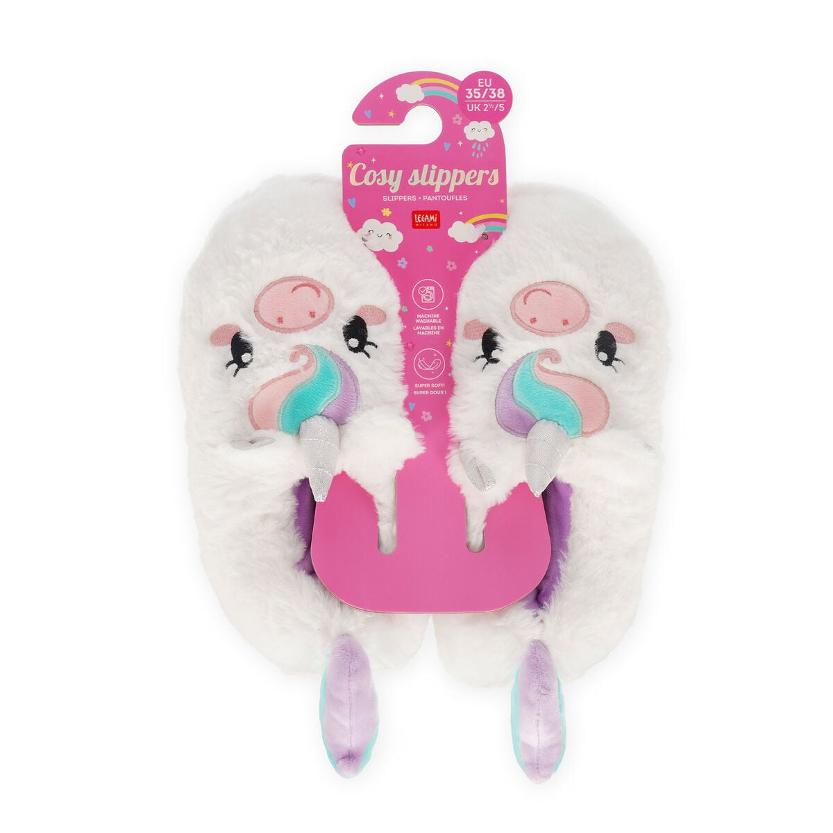Legami - Slippers - Tek Boynuzlu At Medium - Cosy Slippers