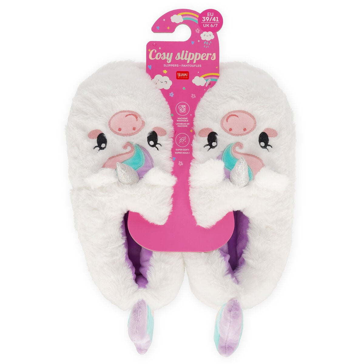 Legami - Slippers - Tek Boynuzlu At Medium - Cosy Slippers