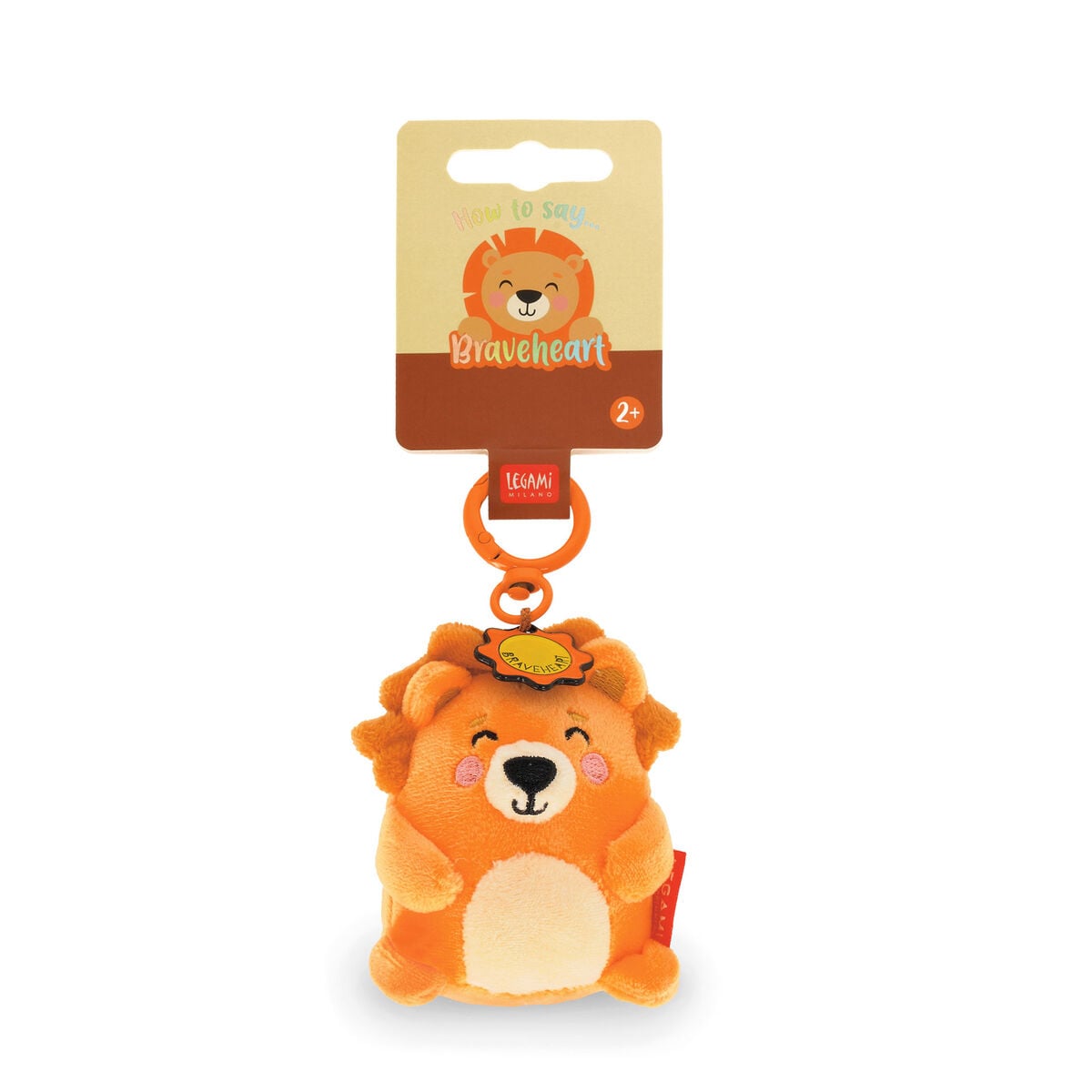 Legami - Lion Pelüş Oyuncak Anahtarlık - Tiny Süper Yumuşak!