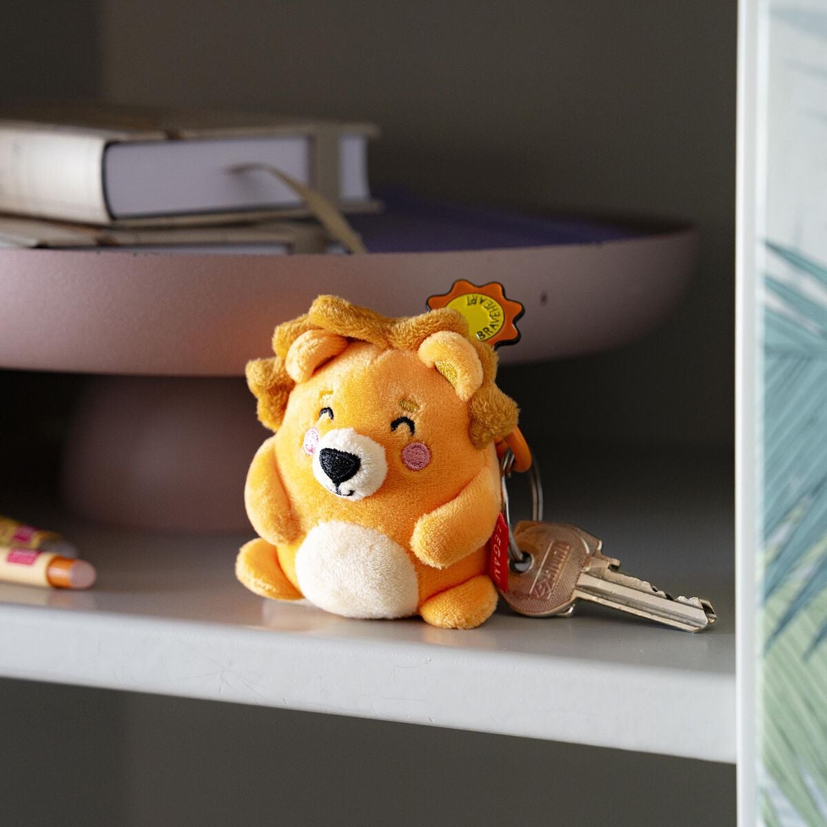 Legami - Lion Pelüş Oyuncak Anahtarlık - Tiny Süper Yumuşak!