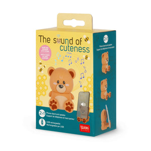 Legami - Ayıcık Kablosuz Smartphone Standı ile Speaker - Sound Cuteness