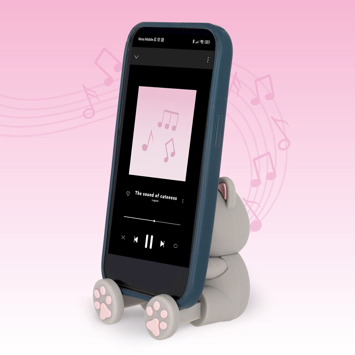 Legami - Kitty Kablosuz Smartphone Standı ile Speaker - Sound Cuteness