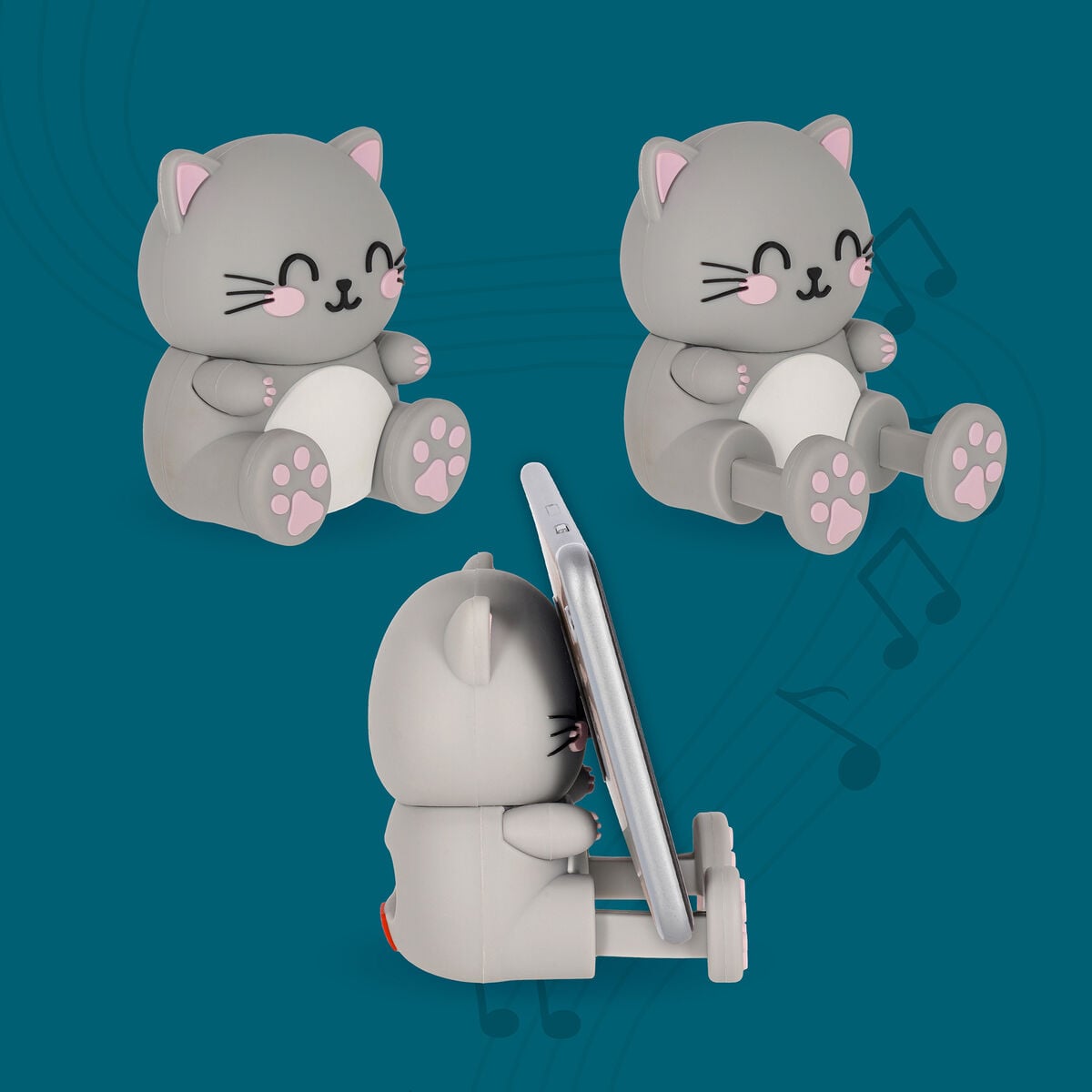 Legami - Kitty Kablosuz Smartphone Standı ile Speaker - Sound Cuteness