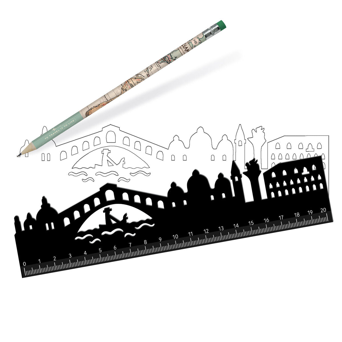 Legami - Ruler ile Venice Skyline - Follow Skyline