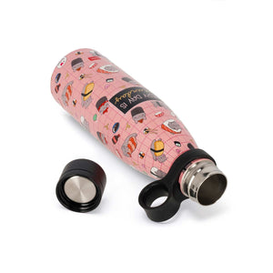 Legami - 500 ml Vakum Şişe - Sushi Cat - Sıcak ve Soğuk
