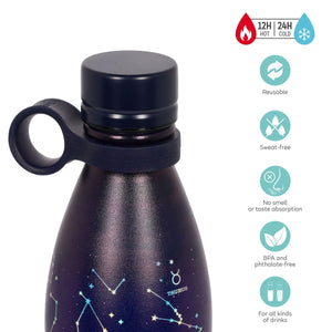 Legami - 800 ml Vakum Şişe - Stars - Sıcak ve Soğuk