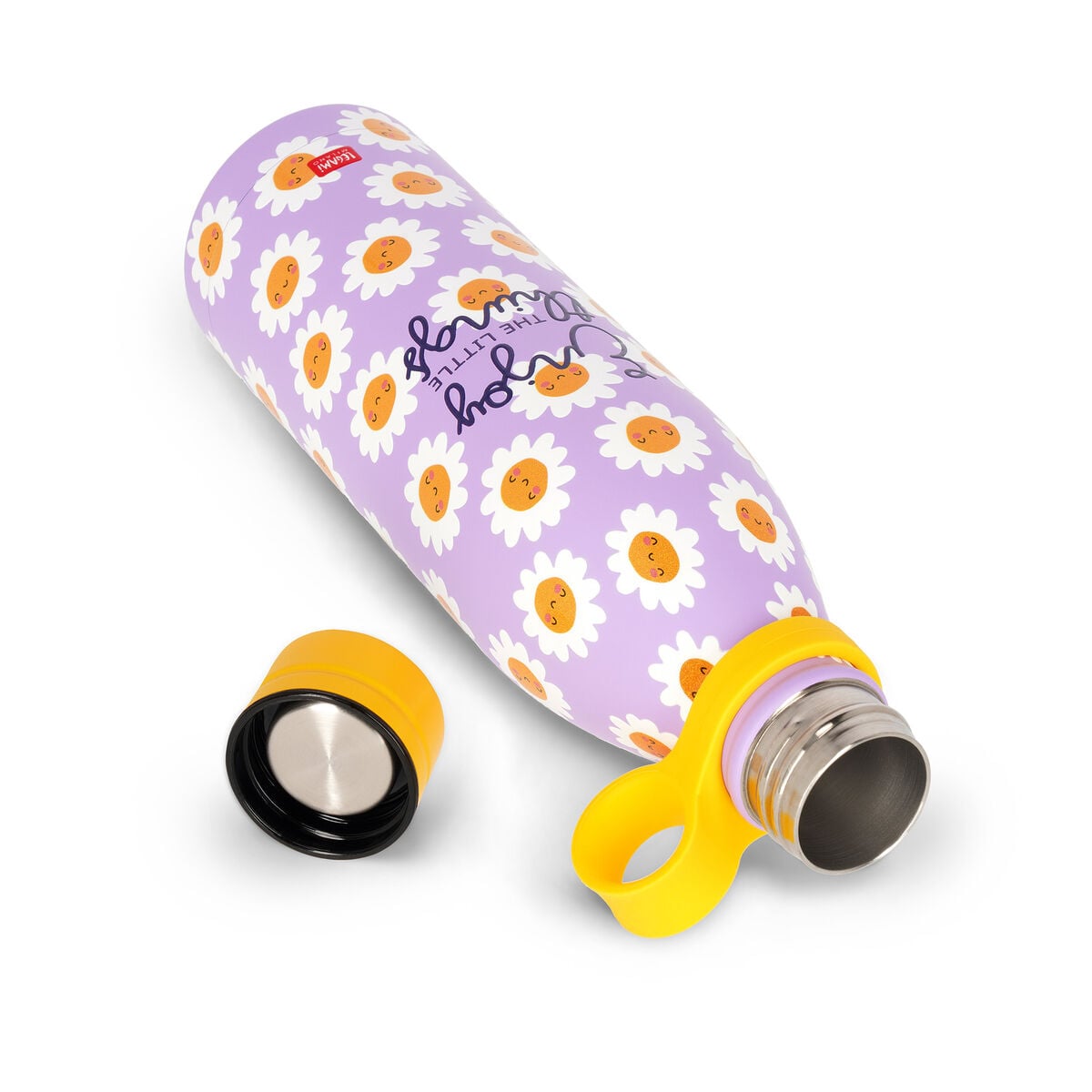 Legami - 800 ml Vakum Şişe - Daisy - Sıcak ve Soğuk