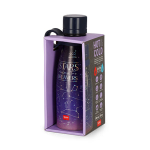 Legami - 300 ml Mini Vakum Şişe - Stars - Sıcak ve Soğuk