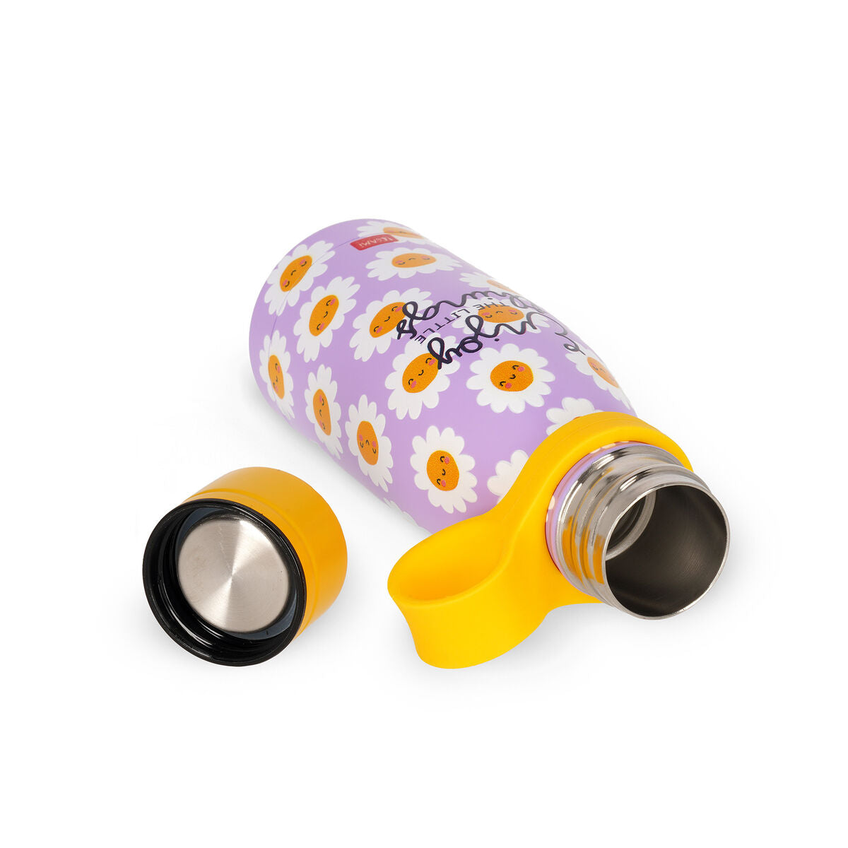Legami - 300 ml Mini Vakum Şişe - Daisy - Sıcak ve Soğuk