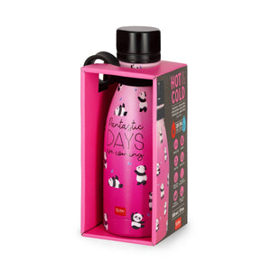 Legami - 300 ml Mini Vakum Şişe - Panda - Sıcak ve Soğuk
