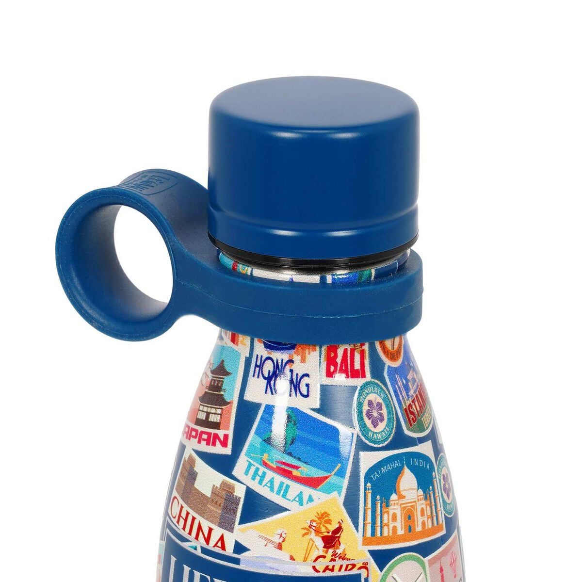 Legami - 300 ml Mini Vakum Şişe - Seyahat Stickers - Sıcak ve Soğuk