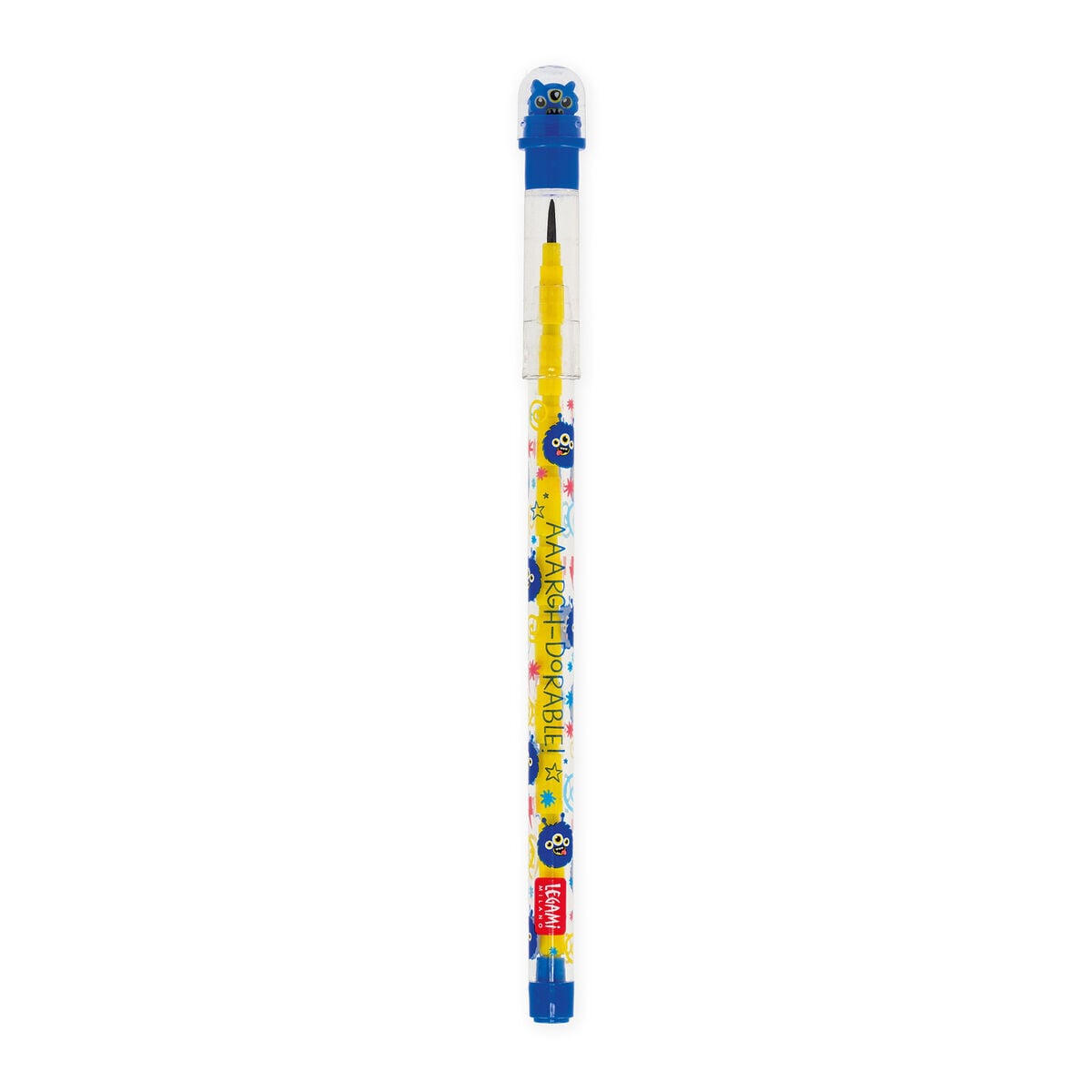 Legami - Monster Stackable Kalem ile Eraser - Take a Tip
