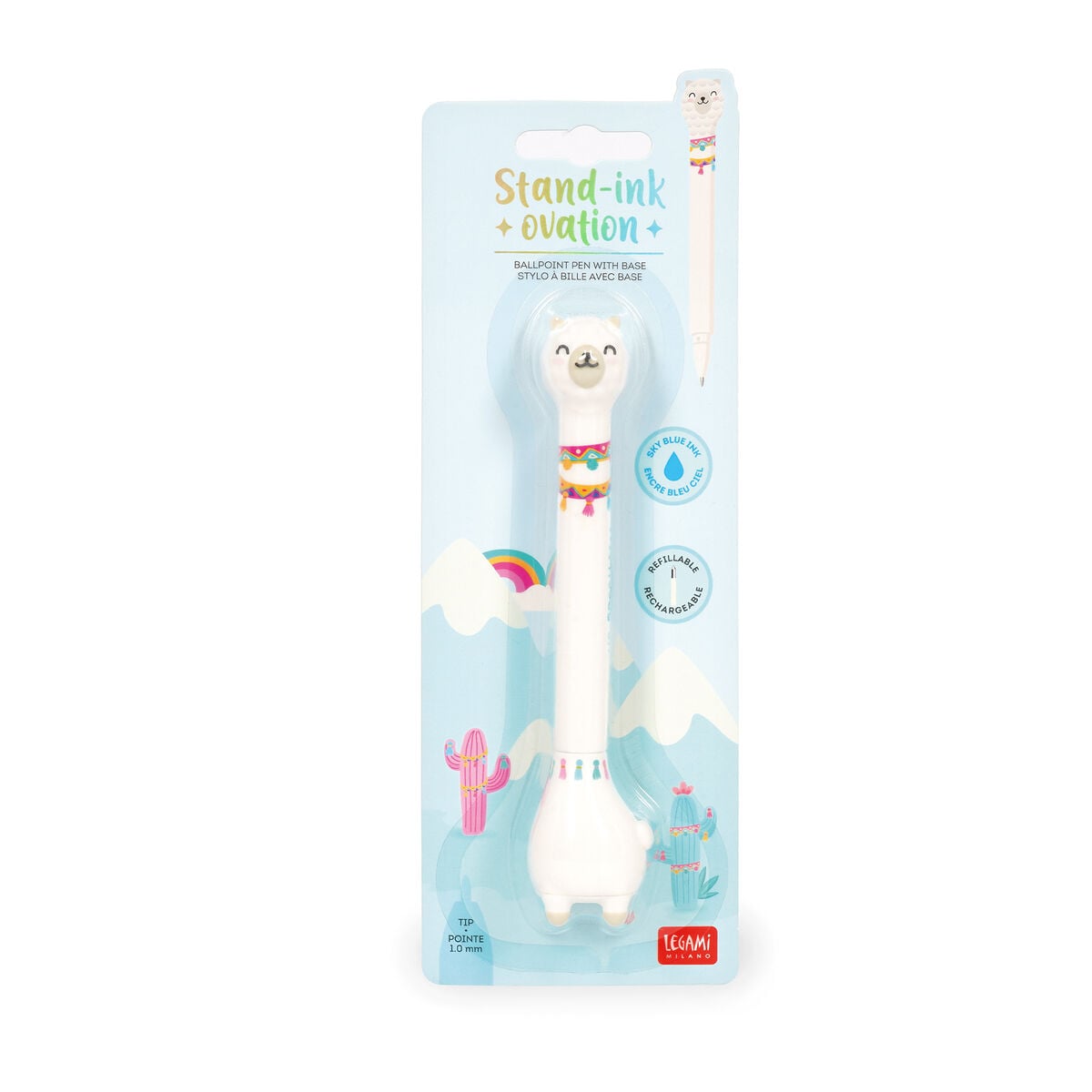 Legami - Llama Ballpoint Kalem ile Base - Standı-Ink Ovation