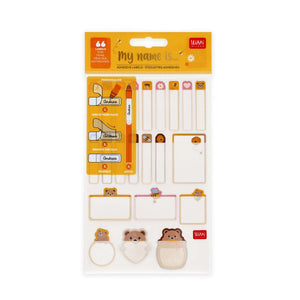 Legami - Yapışkanlı Labels ile Protective Film - My Name Is... - Ayıcık