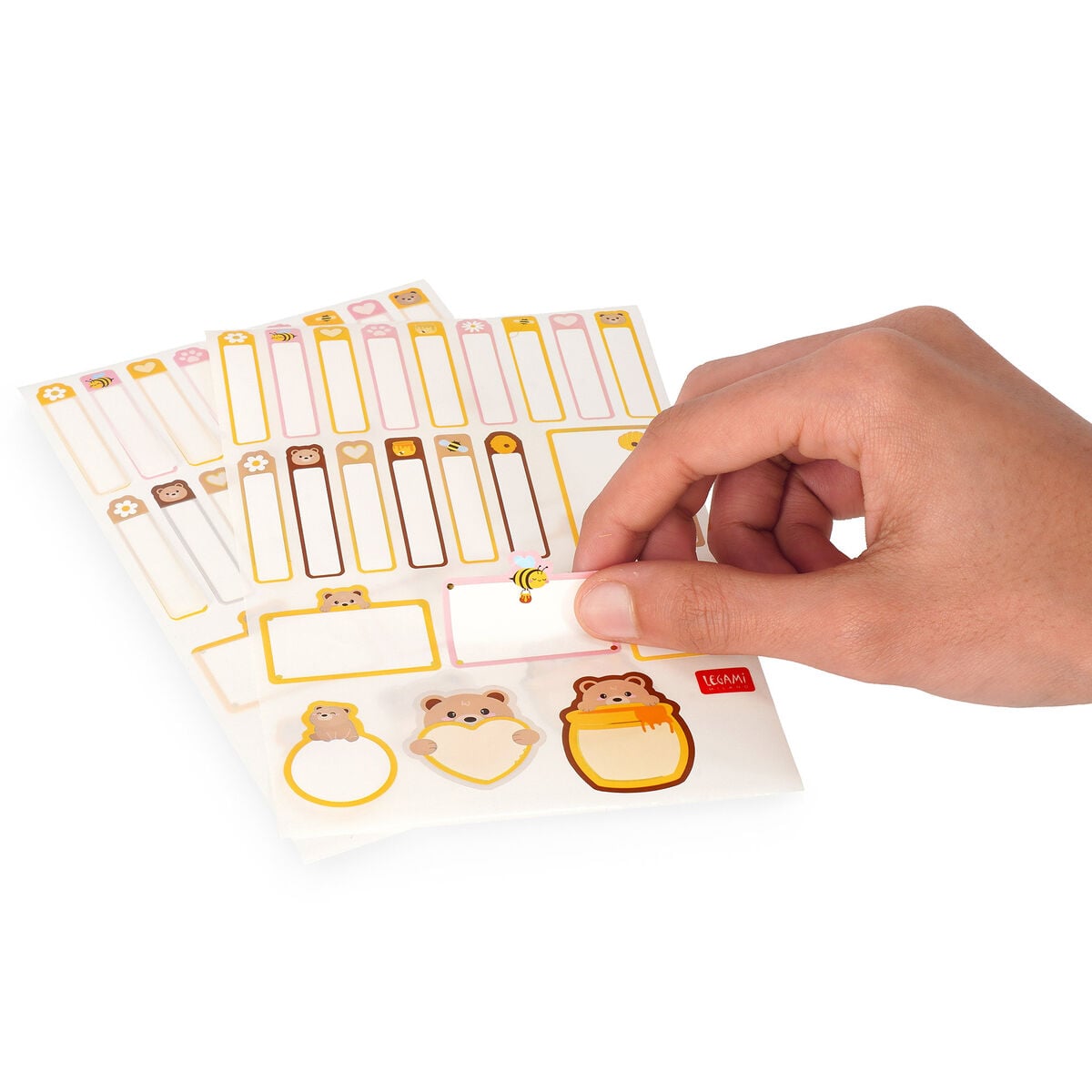 Legami - Yapışkanlı Labels ile Protective Film - My Name Is... - Ayıcık