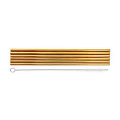 Legami - Seti 6 Stainless Steel Straws - Standard Size
