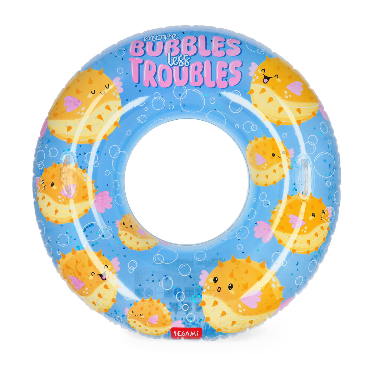 Legami - Pufferfish Maxi Inflatable Pool Ring - Maxi Pool Ring
