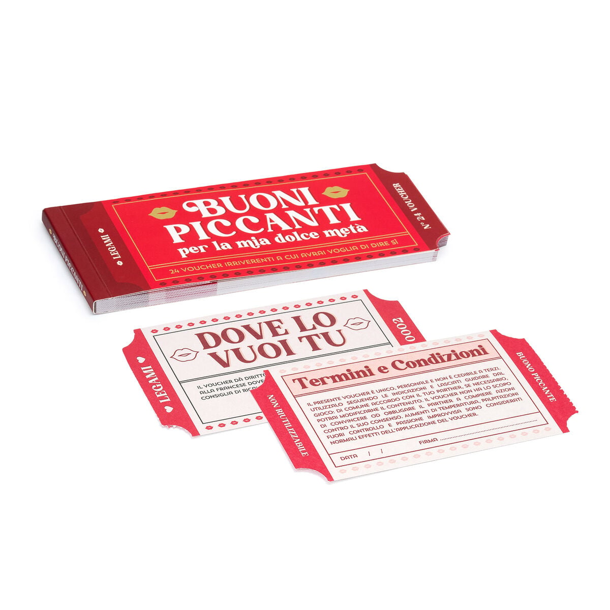 Legami - Kitap 24 Sexy Vouchers - Italian - Gift Vouchers