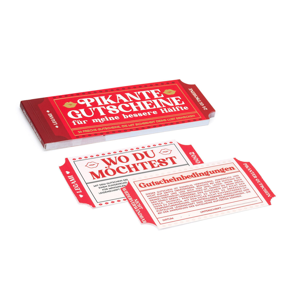 Legami - Kitap 24 Sexy Vouchers - German - Gift Vouchers