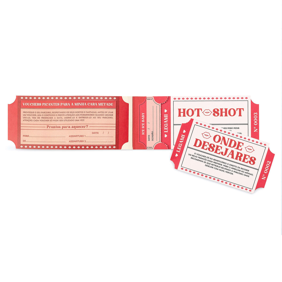 Legami - Kitap 24 Sexy Vouchers - Portuguese - Gift Vouchers