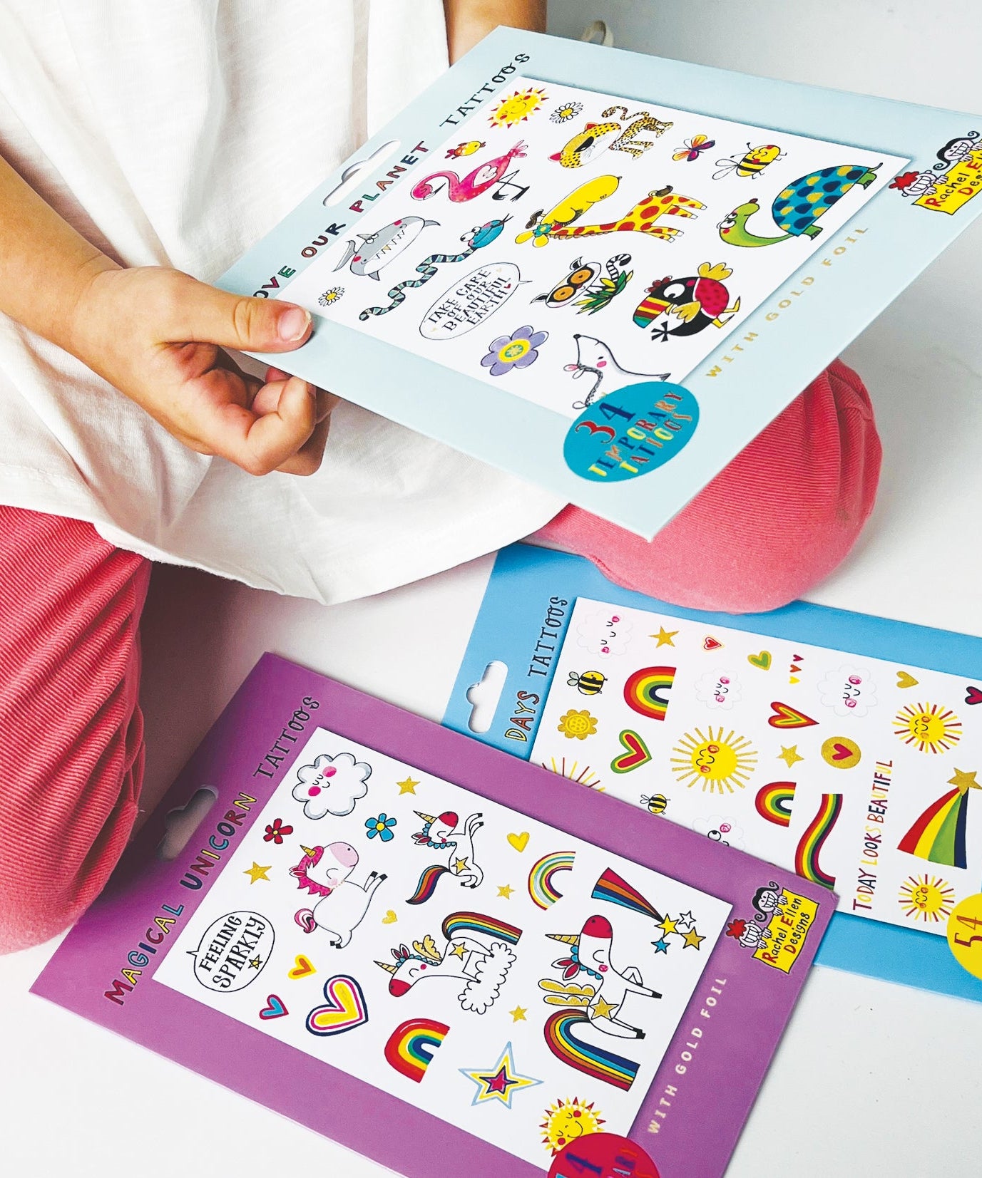 Rachel Ellen - Sunny Days Çocuk Geçici Dövmeler