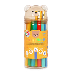Legami - Seti 24 Colouring Kalem ile Kalemtraş - Teddy Arkadaşlar