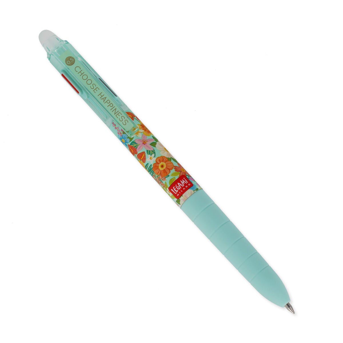 Legami - 3-Colour Erasable Gel Kalem - Çiçekler - Make Mistakes