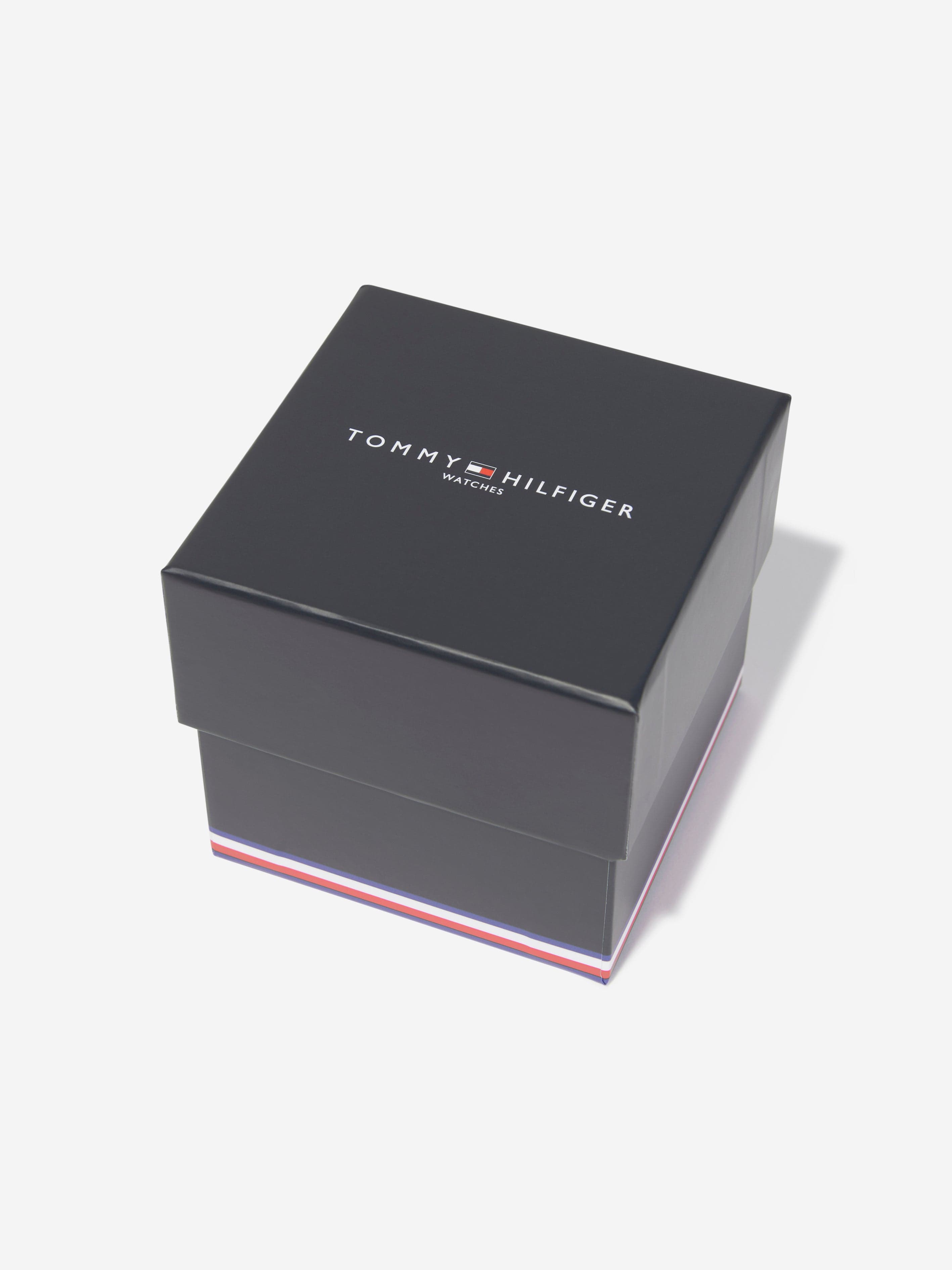 Tommy Hilfiger Boys Logo Strap Watch in Navy-34mm (One Size)