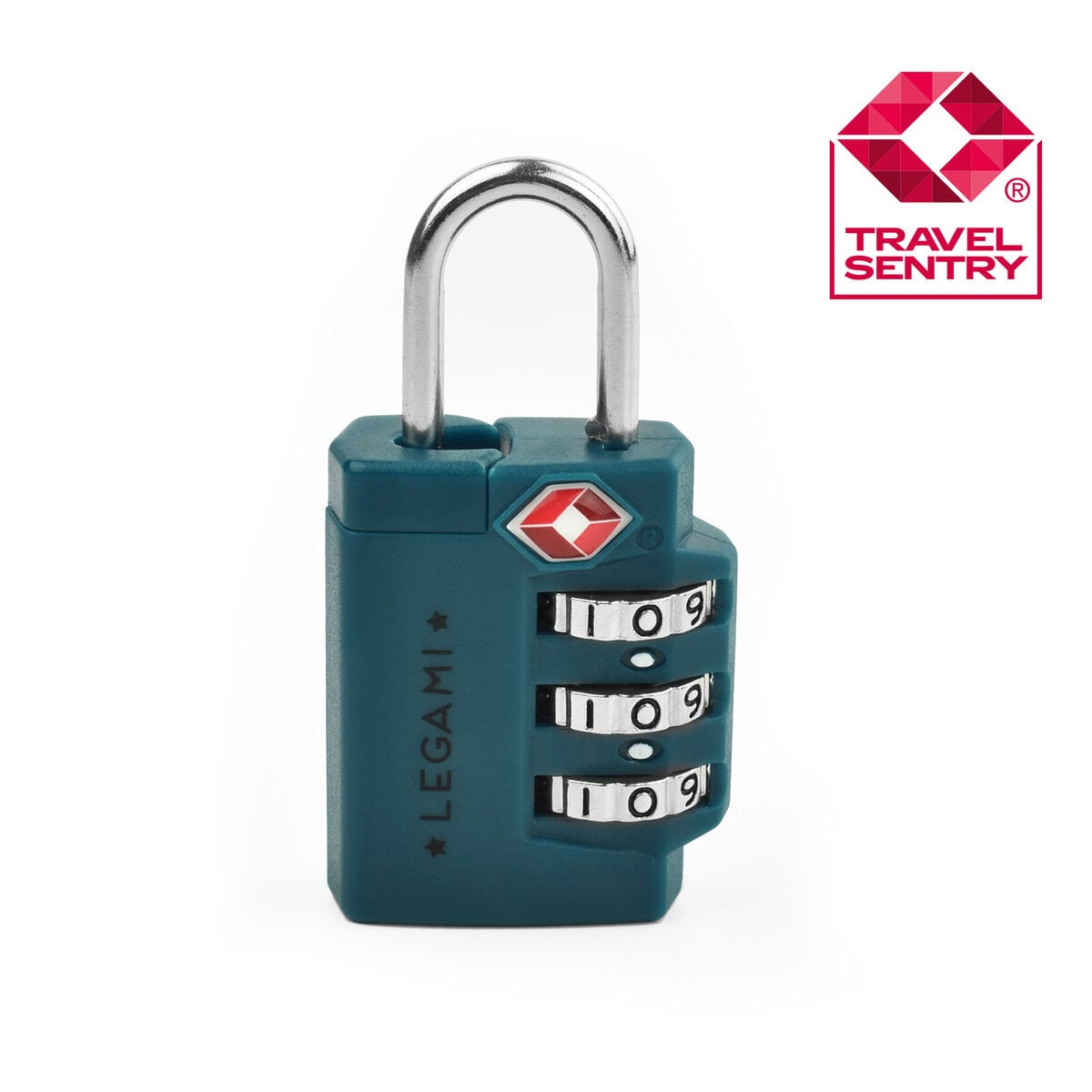Legami - Luggage Padlock - Petrol Blue