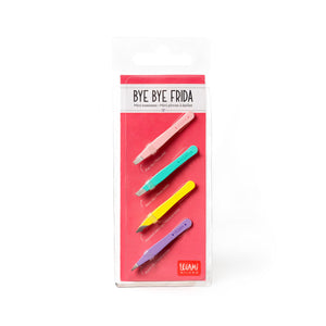Legami - 4'lü Seti Multicolour Mini Tweezers - Bye Bye Frida