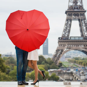 Legami - Kalp-Shaped Umbrella - Red - I Aşk You Umbrella