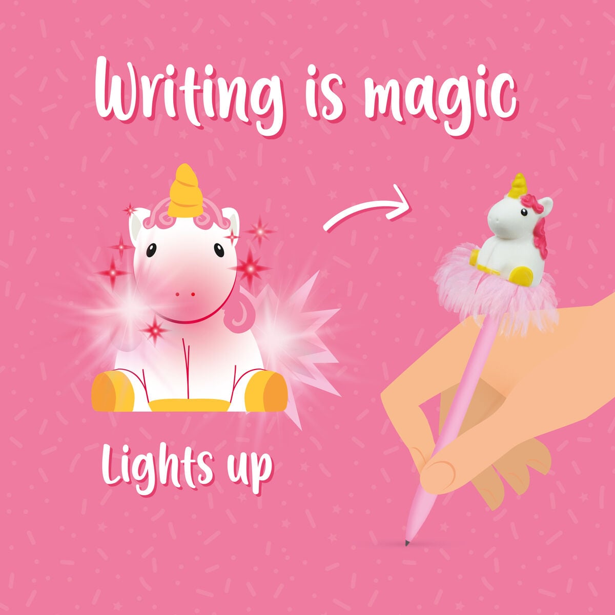 Legami - Işıklı Ballpoint Kalem - Tek Boynuzlu At - Writing is Sihir