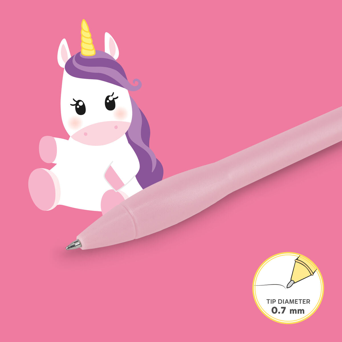 Legami - Işıklı Ballpoint Kalem - Tek Boynuzlu At - Writing is Sihir
