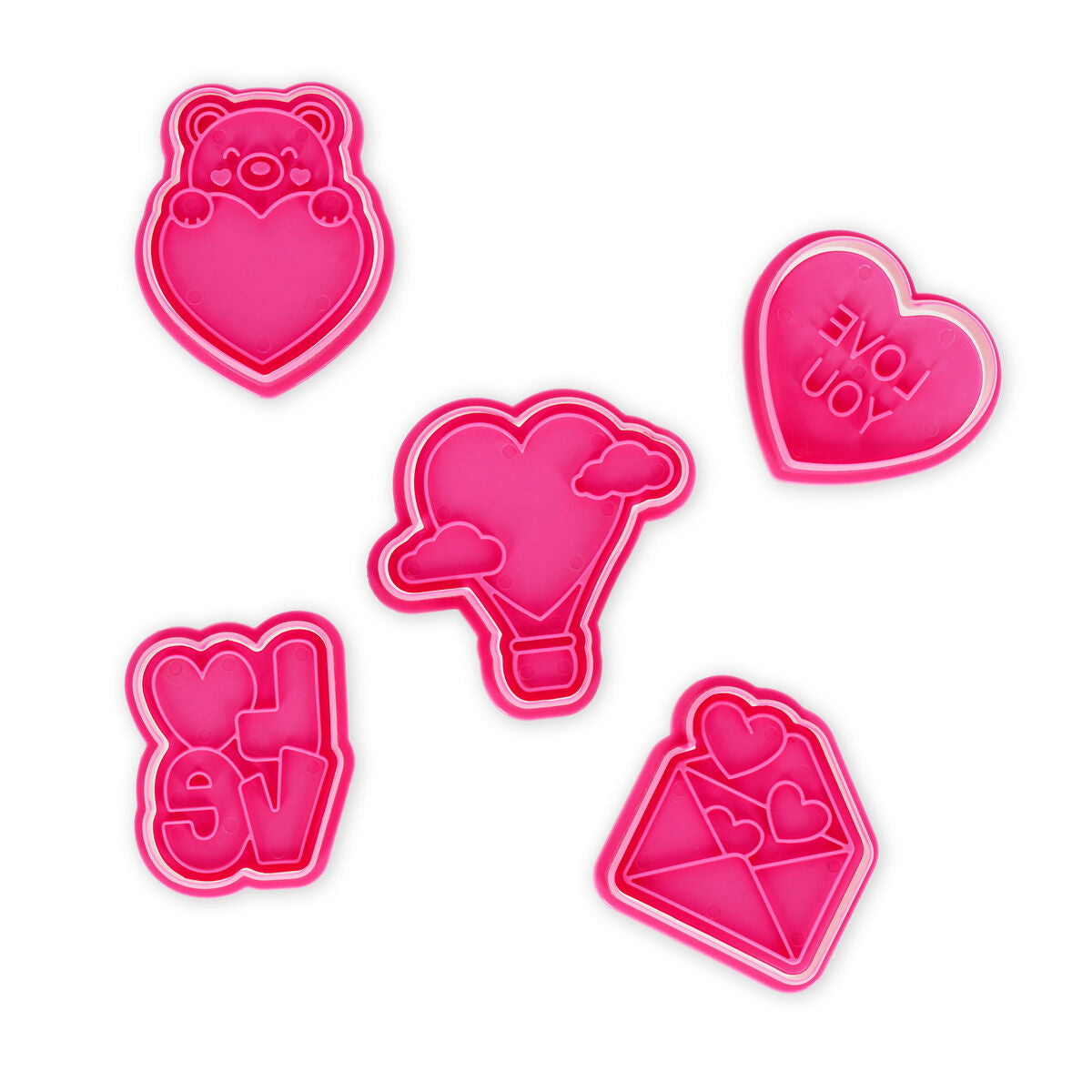 Legami - 5'li Set Cookie Cutters - Cookie Time!