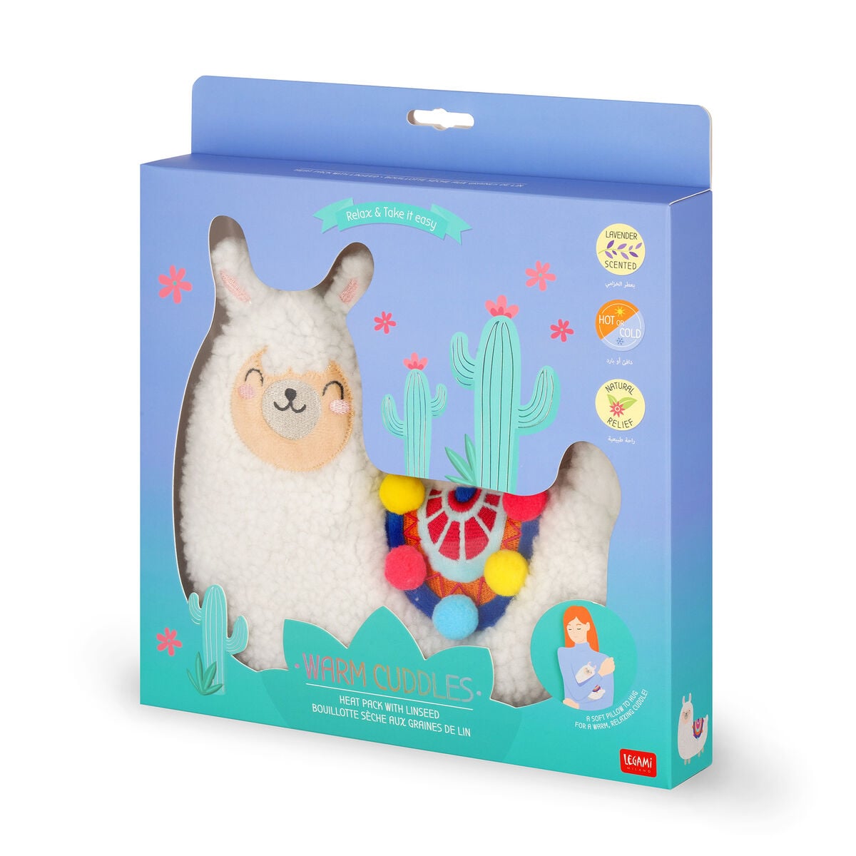 Legami - Heat Pack ile Linseed - Llama - Warm Cuddles